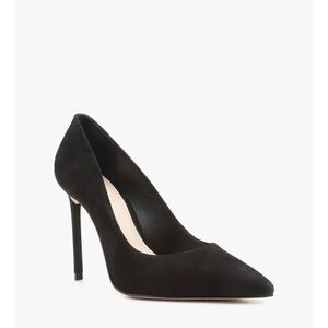 Schutz “Lou” Black Suede Stiletto Heels